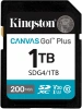 Флеш карта SDXC 1TB Kingston SDG4/1TB Canvas Go! Plus V30 w/o adapter