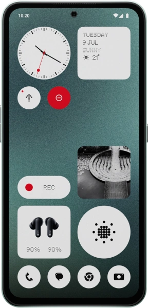 Смартфон Nothing A015 CMF Phone 1 128Gb 8Gb светло-зеленый моноблок 3G 4G 2Sim 6.67" 1080x2400 Android 14 50Mpix 802.11 a/b/g/n/ac/ax GPS GSM900/1800 GSM1900 Protect A-GPS microSD max2048Gb