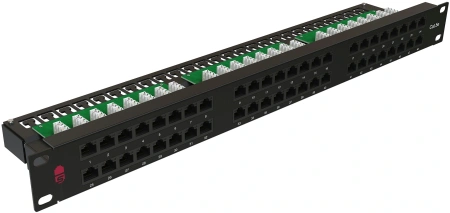 Патч-панель Sysmatrix PP 1901U.S485EU.M 19" 1U 48xRJ45 кат.5E