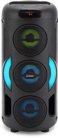 Минисистема Digma D-MC1721 черный 10Вт FM USB BT micro SD