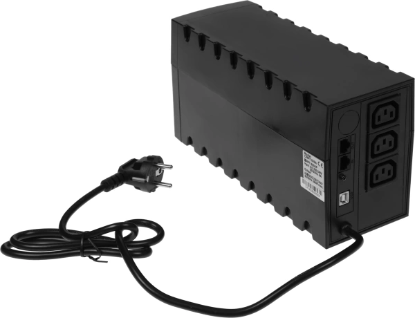 Источник бесперебойного питания Powercom Raptor RPT-600AP 360Вт 600ВА черный