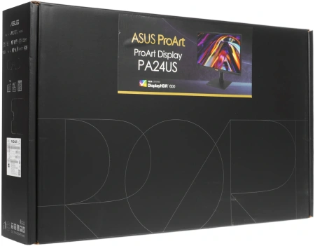 Монитор Asus 23.6" ProArt PA24US черный IPS LED 5ms 16:9 HDMI M/M матовая HAS Piv 1000:1 350cd 178гр/178гр 3840x2160 60Hz DP Quad 4K (2160p) USB 6кг