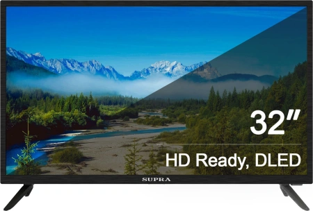Телевизор LED Supra 32" STV-LC32LT0045W черный HD 60Hz DVB-T DVB-T2 DVB-C USB (RUS)