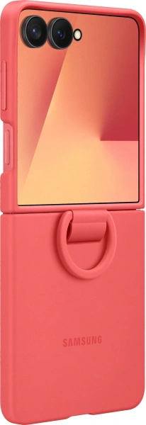 Чехол (клип-кейс) Samsung для Samsung Galaxy Z Flip7 Ring Case Z Flip7 красный (EF-PF766TREGRU)