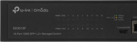 Коммутатор TP-Link SX3016F (L2+) 16SFP+ управляемый