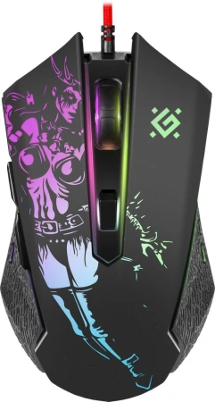 Мышь Defender Sin`Sister GM-933 черный оптическая 7200dpi USB 5but (52933)