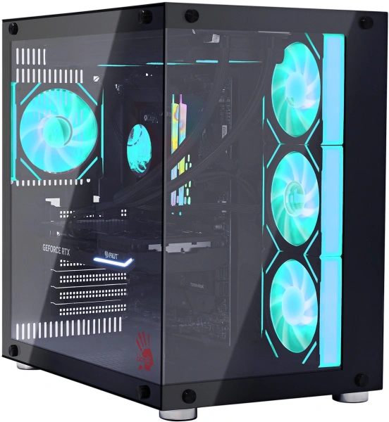 ПК Bloody BD-PC CZ79C3 MT i7 14700KF (3.4) 64Gb SSD1Tb RTX5070Ti 16Gb Windows 11 Home 64 2.5xGbitEth WiFi BT 850W черный (RUS) (2129080)