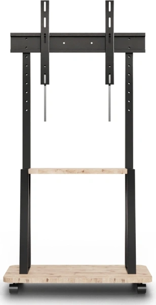 Стойка для телевизора Holder PR-108 черный/дуб 32"-65" макс.40кг напольный мобильный