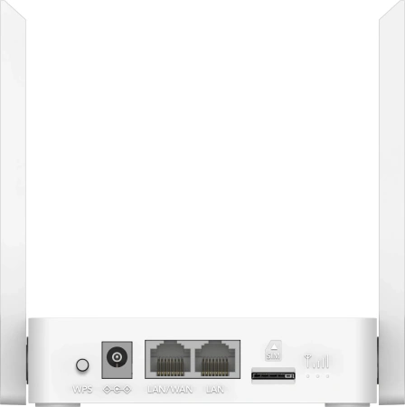 Роутер беспроводной Cudy LT300 N300 10/100BASE-TX/4G cat. 4 белый