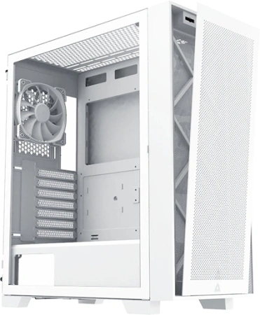 Корпус Montech Air 1000 Lite белый без БП ATX 1x120mm 3x140mm 1xUSB2.0 2xUSB3.0 audio bott PSU