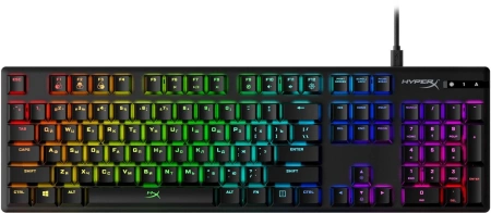 Клавиатура HyperX Alloy Origins механическая черный USB for gamer LED (4P4F6AA#ABA) кабель 1.8м