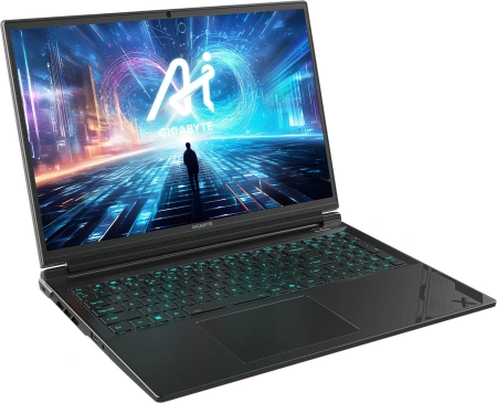 Ноутбук Gigabyte G6X Core i7 13650HX 16Gb SSD1Tb NVIDIA GeForce RTX4060 8Gb 16" IPS FHD+ (1920x1200) FreeDOS grey WiFi BT Cam (9KG-43KZ894SD)