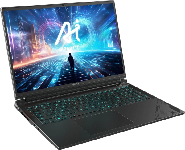 Ноутбук Gigabyte G6X Core i7 13650HX 16Gb SSD1Tb NVIDIA GeForce RTX4050 6Gb 16" IPS FHD+ (1920x1200) FreeDOS grey WiFi BT Cam (9MG-42KZ854SD)