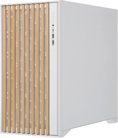 Корпус Formula TimberLine T0 белый без БП ATX 6x120mm 6x140mm 2xUSB3.0 audio bott PSU