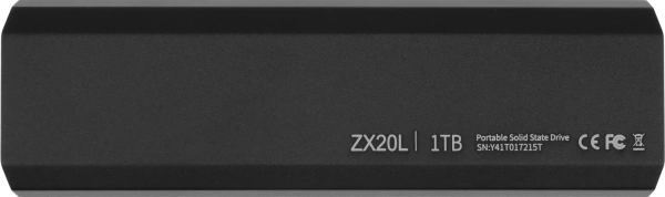 Накопитель SSD Netac USB-C 1TB NT01ZX20L-001T-32BK ZX20L черный