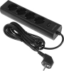 Сетевой фильтр Philips CHP2145BB/51 3м (4 розетки) черный (коробка)