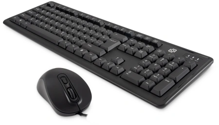 Клавиатура + мышь Оклик S605 клав:черный мышь:черный USB Multimedia