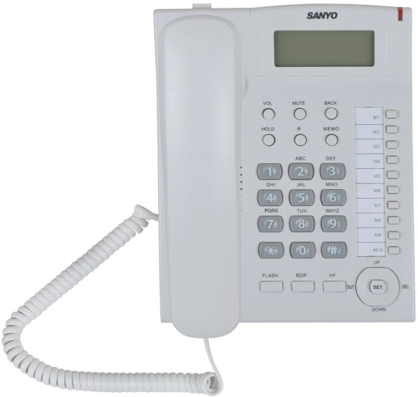 Телефон проводной Sanyo RA-S517W белый