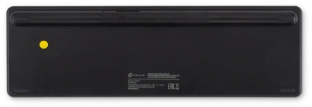 Клавиатура Оклик K614W черный USB беспроводная slim Multimedia Touch (1979327)