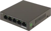 Коммутатор Tenda TEF1105P-4-38W (L2) 5x100Мбит/с 4PoE 35W неуправляемый