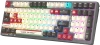 Клавиатура A4Tech WS98 Pixels механическая темно-серый/белый USB беспроводная BT/Radio for gamer LED (WS98)