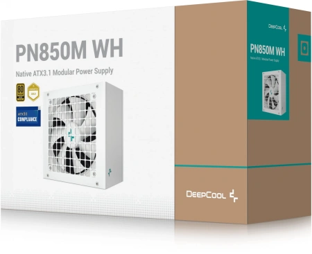 Блок питания Deepcool ATX 850W Gamer Storm PN850M WH Gen.5 80+ gold (20+4pin) APFC 120mm fan 8xSATA RTL