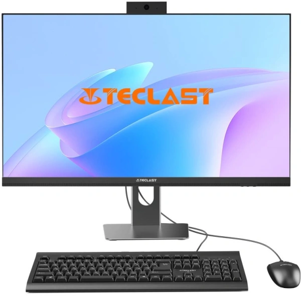 Моноблок Teclast T27 Air 27" 2K i5 14450HX (2.4) 16Gb SSD512Gb Iris Xe CR Windows 11 Pro GbitEth WiFi BT 120W клавиатура мышь Cam черный 2560x1440