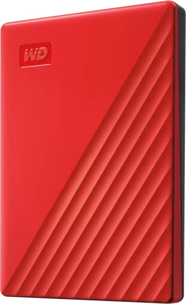 Жесткий диск WD USB3.2 Gen1 2TB WDBYVG0020BRD-WESN My Passport 2.5" красный