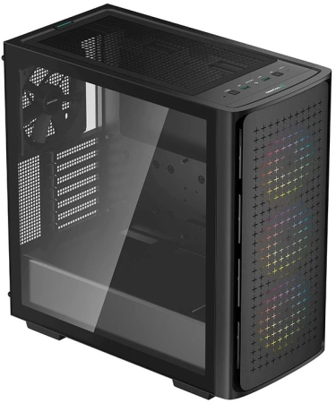 Корпус Deepcool CK560 черный без БП ATX 3x120mm 4x140mm 2xUSB3.0 audio bott PSU