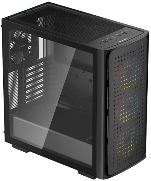Корпус Deepcool CK560 черный без БП ATX 3x120mm 4x140mm 2xUSB3.0 audio bott PSU