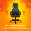 Кресло игровое Zombie RUNNER черный/зеленый экокожа крестов. пластик