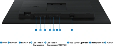 Монитор Samsung 27" Essential S4 S27D400GAUXEN черный IPS LED 5ms 16:9 HDMI матовая HAS Piv 250cd 178гр/178гр 1920x1080 100Hz DP FHD USB 4кг