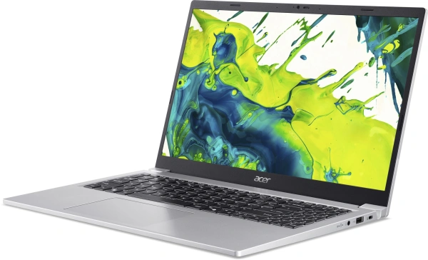 Ноутбук Acer Aspire Lite AL15-36P-331Y Core 3 N350 16Gb SSD512Gb Intel Graphics 15.6" IPS FHD (1920x1080) без ОС silver WiFi BT Cam 6000mAh (NX.DGGCD.003)