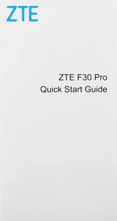 Модем 3G/4G ZTE F30Pro USB Wi-Fi VPN Firewall +Router внешний черный