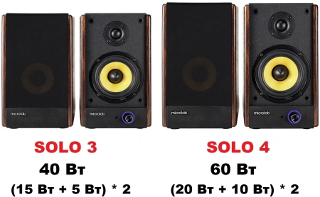 Колонки Microlab Solo 3 2.0 коричневый 40Вт BT