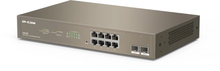 Коммутатор IP-Com G3310F (L2) 8x1Гбит/с 2xКомбо(1000BASE-T/SFP) 2SFP управляемый