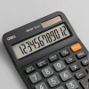 Калькулятор настольный Deli Askend EM222C черный 12-разр.