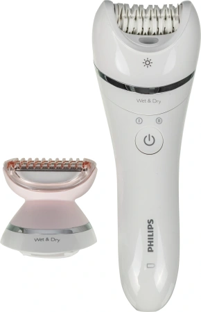 Эпилятор Philips BRE710/00 скор.:2 насад.:4 белый