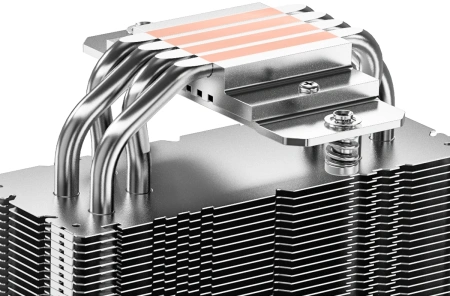Устройство охлаждения(кулер) ID-Cooling Frozn A410 Se Soc-AM5/AM4/1200/1700/1851 серебристый/черный 4-pin 16-27.2dB Al+Cu 180W 720gr Ret