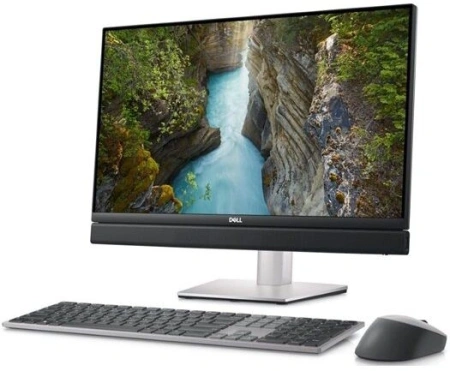 Моноблок Dell Optiplex 7420 23.8" Full HD Touch i7 14700 (2.1) 16Gb SSD512Gb UHDG 770 CR Windows 11 Pro GbitEth WiFi BT 160W клавиатура мышь Cam черный 1920x1080