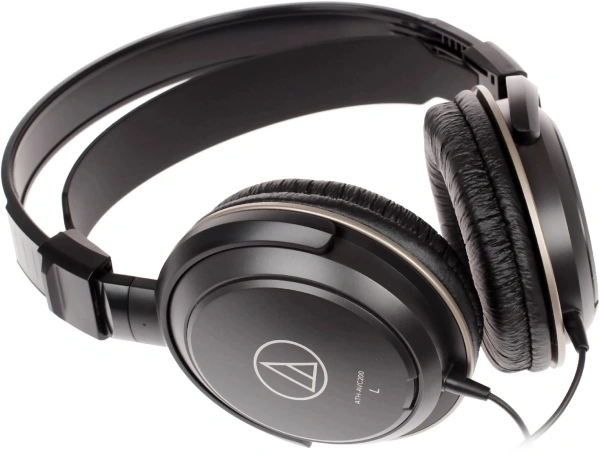 Наушники накладные Audio-Technica ATH-AVC200 3м черный проводные оголовье (15118391)