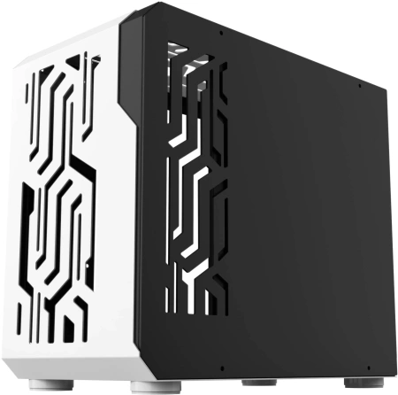 Корпус Bloody BD-CC110 белый/черный без БП mATX 5x120mm 2xUSB3.0 audio