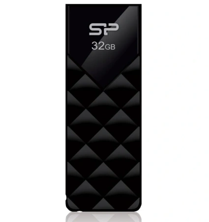 Флеш Диск Silicon Power 32Gb Ultima U03 SP032GBUF2U03V1K USB2.0 черный