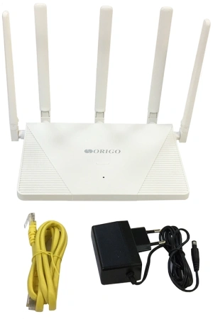 Роутер беспроводной Origo OWR3030AXG (OWR3030AXG/A1A) AX3000 10/100/1000BASE-T белый