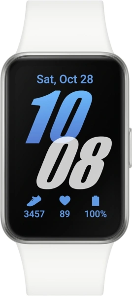 Смарт-часы Samsung Galaxy Fit 3 SM-R390 1.6" AMOLED корп.серебристый рем.серебристый разм.брасл.:M/L (SM-R390NZSAMEA)
