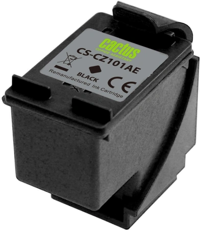 Картридж струйный Cactus CS-CZ101AE № 650 черный (18мл) для HP 1015/1515/1516/2515/2545/2546/2645/3515/3545/3546/4515