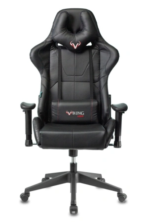 Кресло игровое Zombie VIKING 5 AERO Edition черный экокожа с подголов. крестов. пластик