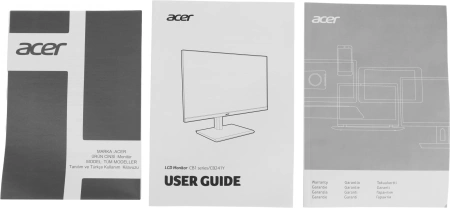 Монитор Acer 23.8" CB241Ybmirux черный IPS LED 1ms 16:9 HDMI M/M матовая HAS Piv 1000:1 250cd 178гр/178гр 1920x1080 75Hz FHD USB 6.9кг