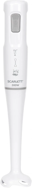 Блендер погружной Scarlett SC-HB42S12 500Вт белый