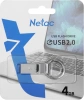 Флеш Диск Netac 4GB U275 NT03U275N-004G-20SL USB2.0 серебристый
